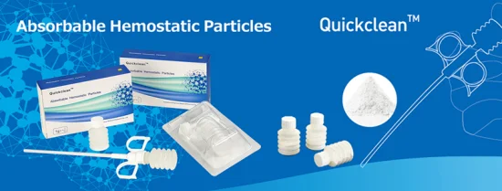 Materiali per forniture chirurgiche per sterilizzazione con ossido di etilene Prodotti medici Surgiclean Emostatico